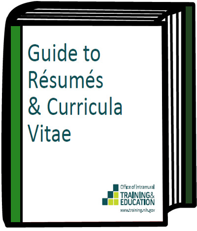 Book Cover for Guide to Resumes & Curricula Vitae